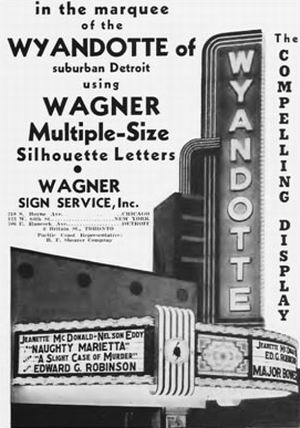 Wyandotte Theatre - Old Photo (newer photo)